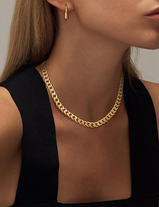Bold Gold Cuban Link Necklace