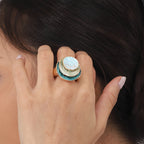 Bohemian Multi-Layer Enamel Ring