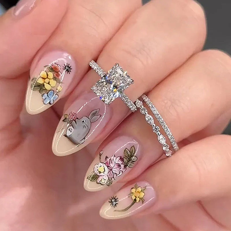 Jaily 3-Piece White Gold Wedding Ring Set