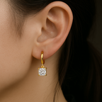 Square Drop Earrings - Aurora Collection