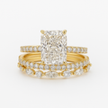 Jaily Gold 3-Piece Wedding Ring Set