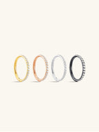 Waterproof Titanium Cartilage Hoop in Multiple Sizes - 5A CZ, 16g & 18g