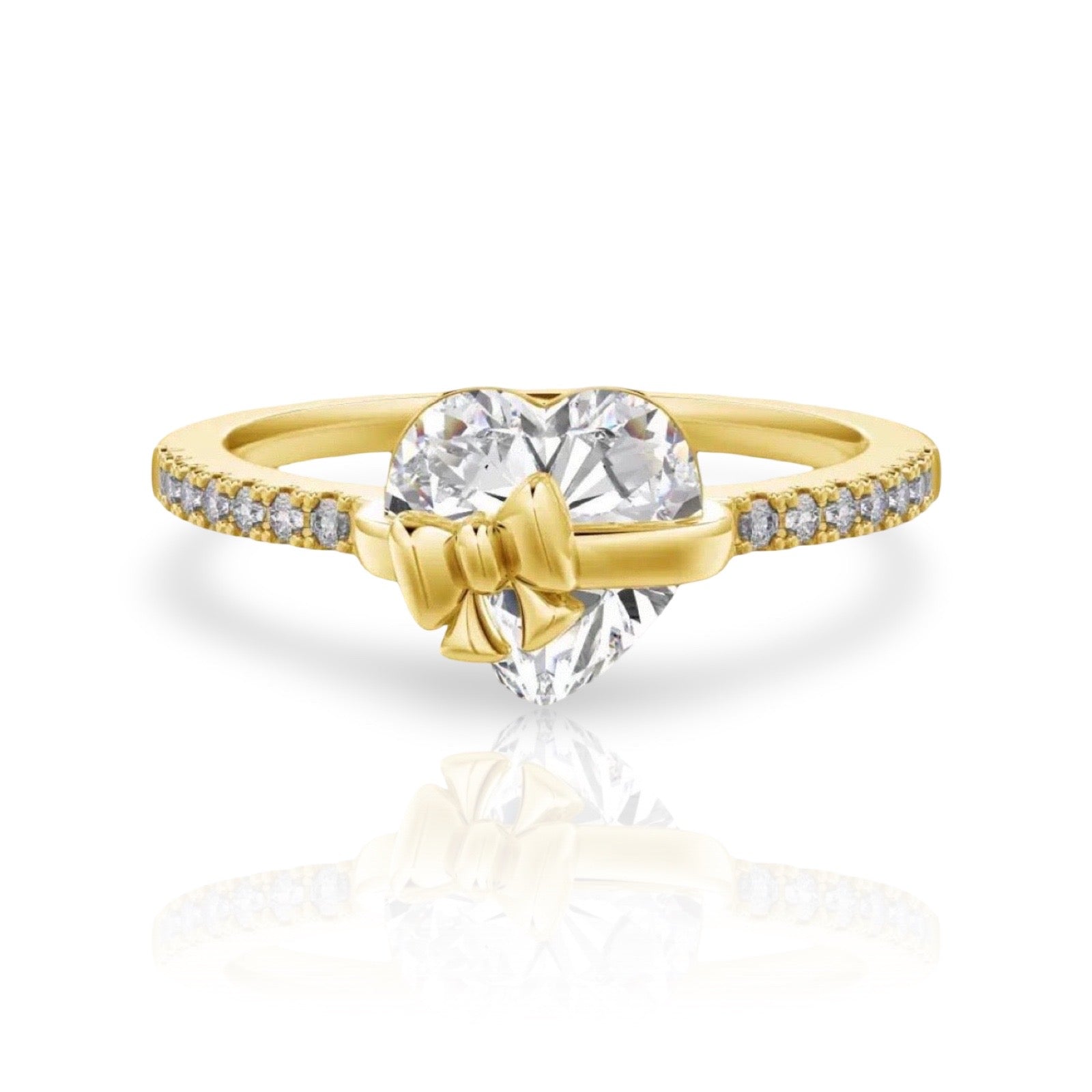 Charming Bow Ring in 925 Sterling Silver