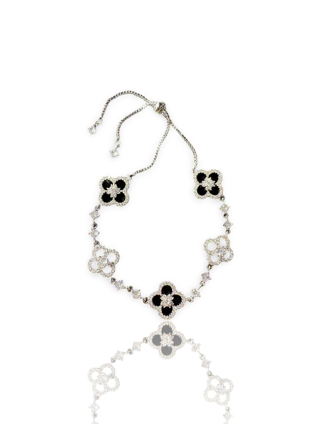 Radiant Diamond Blossom Bracelet