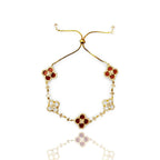 Radiant Diamond Blossom Bracelet