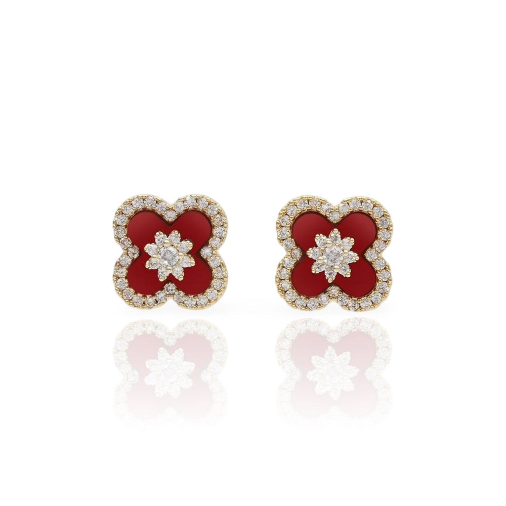 Blooming Diamond Earrings