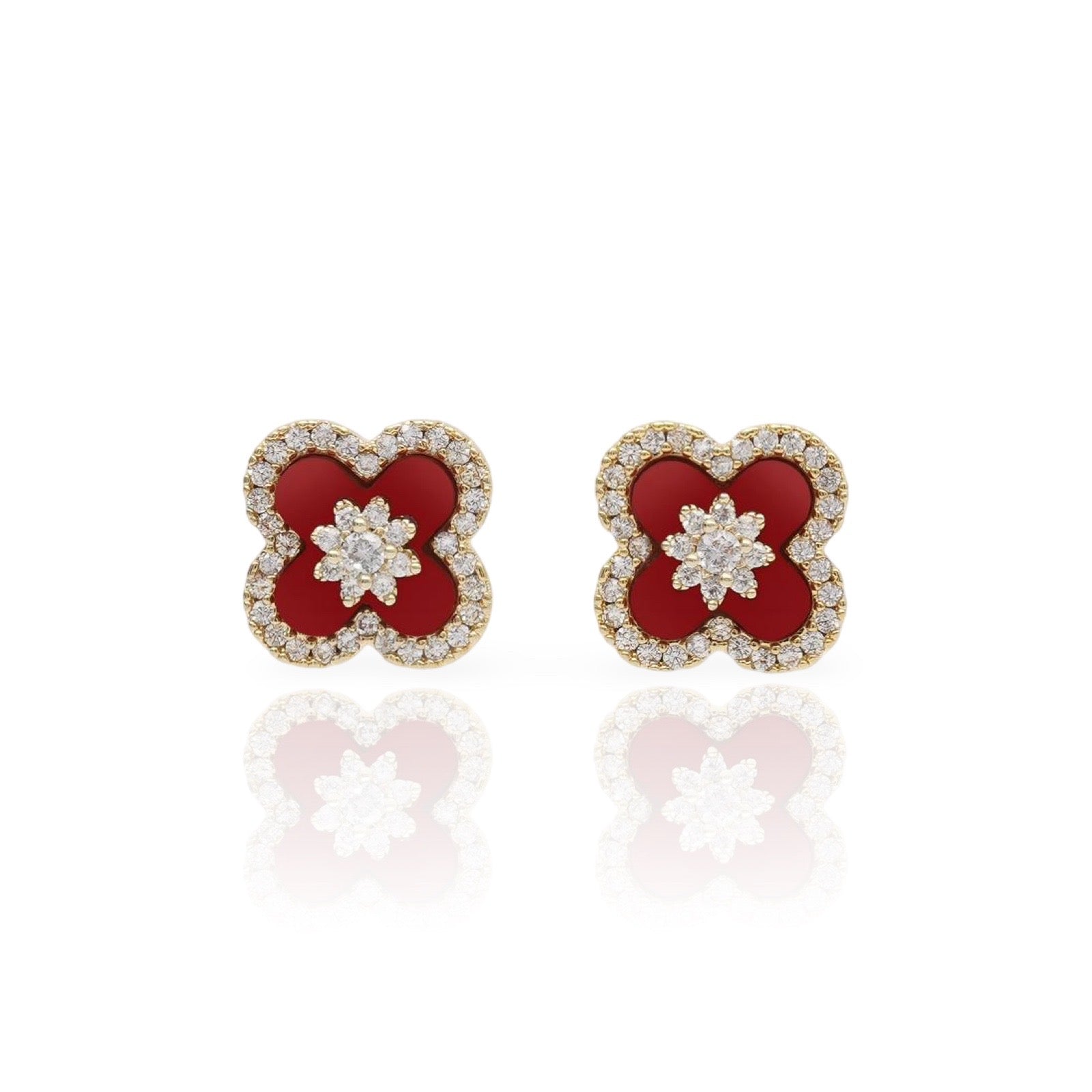 Blooming Diamond Earrings