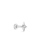 14K Solid Gold Dazzling Star Flare Ear Studs