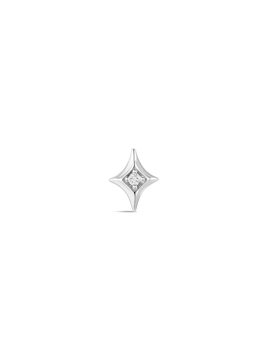 14K Solid Gold Dazzling Star Flare Ear Studs