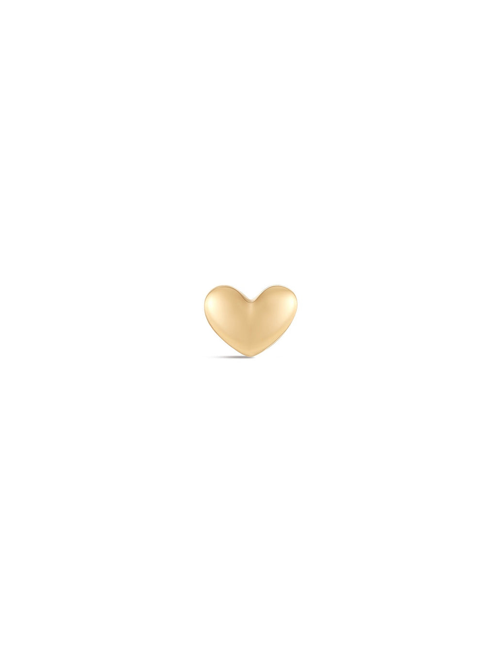 14K Solid Gold Sweetheart Ear Studs