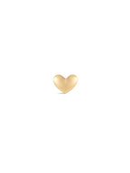 14K Solid Gold Sweetheart Ear Studs