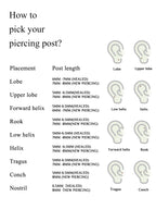 14K Solid Gold Double Bezel Flatback Stud Earrings