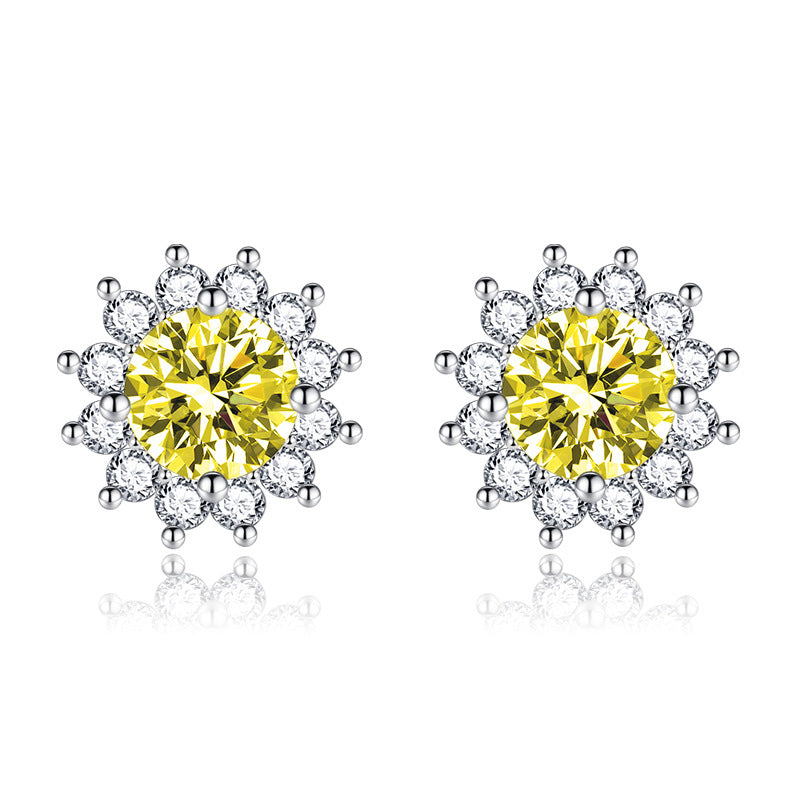 Sunny Muse Yellow Earrings