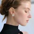 Radiant Ember Gold Earrings