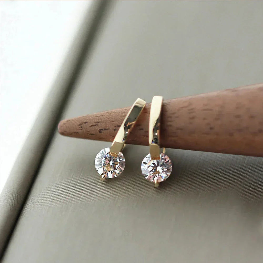 ELODIE | CLASSIC GOLD STUD EARRINGS