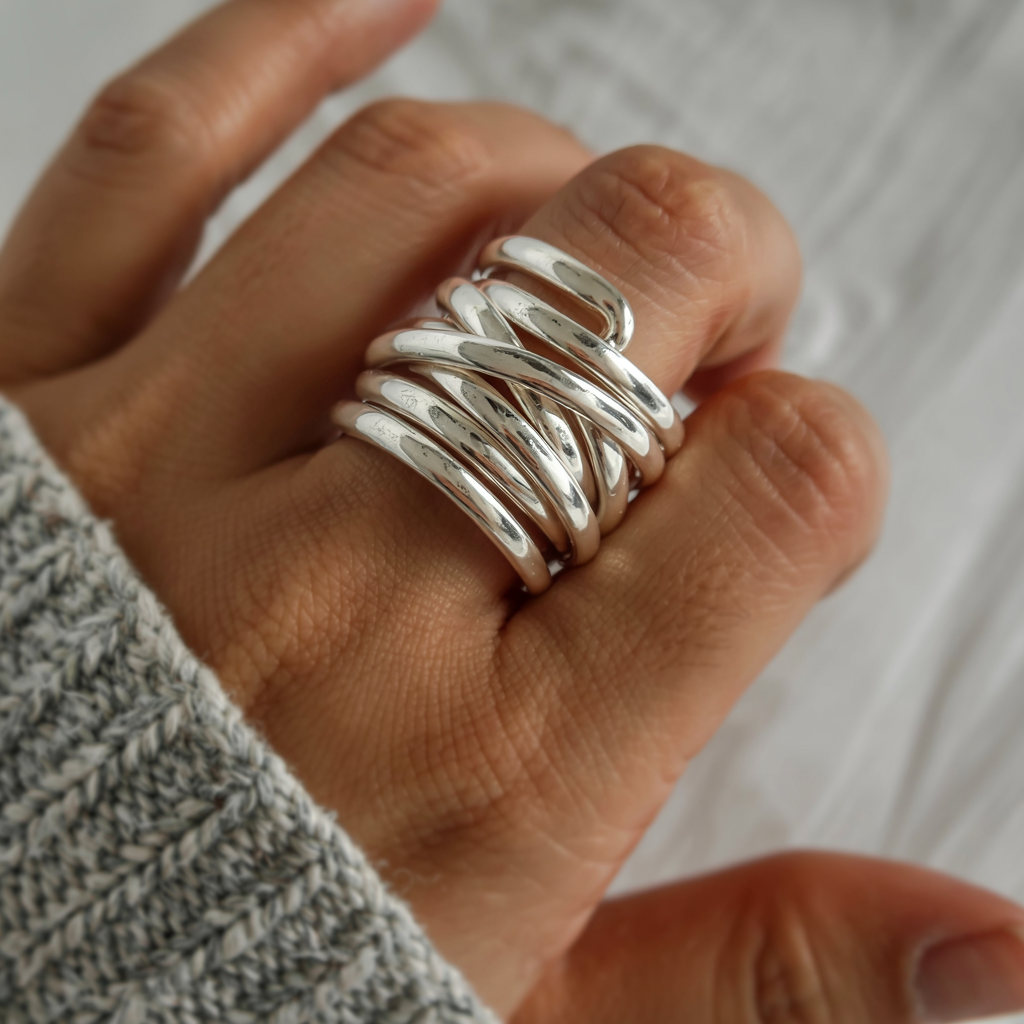 FAYE | CLASSIC THICK LAYERED RING