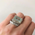 ROCHELLE | Silver Turquoise Ring Collection