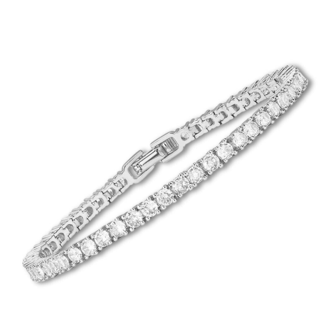 White Gold Tennis Bracelet