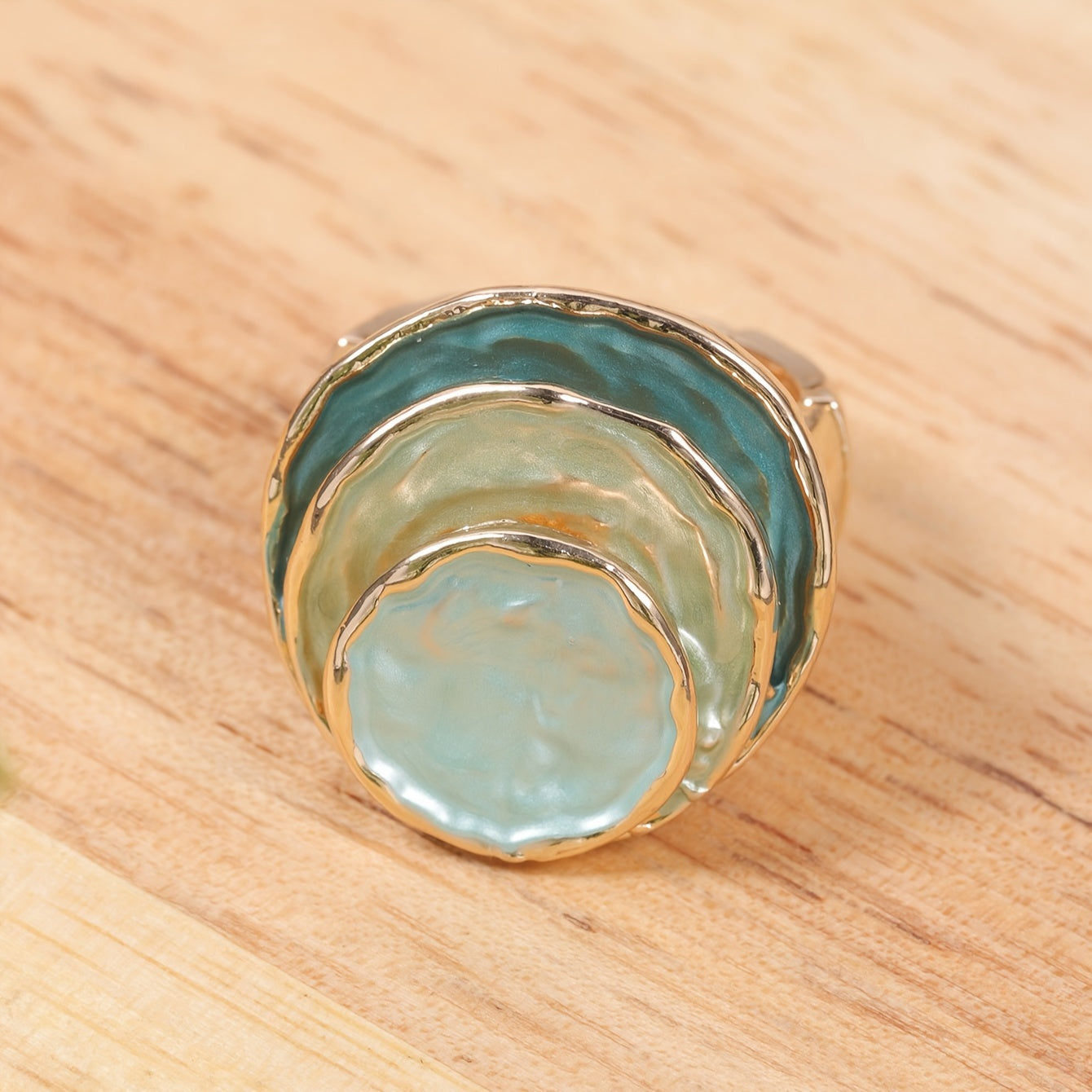 Bohemian Multi-Layer Enamel Ring