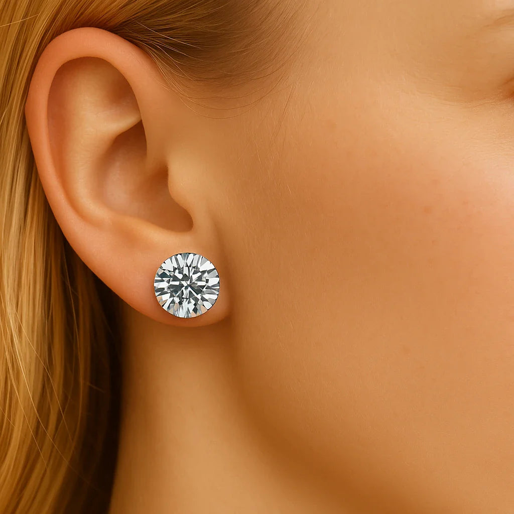 Elegant Earring Trio: 3 Pairs of Stylish Earrings