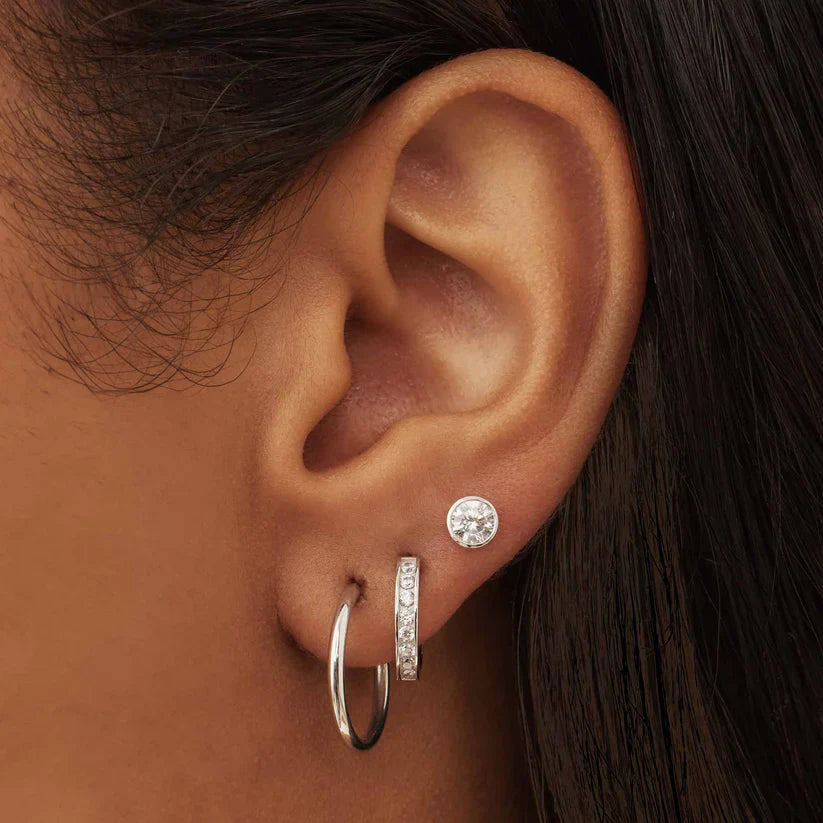 Noémie Sorel White Gold Earrings