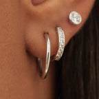 Noémie Sorel White Gold Earrings