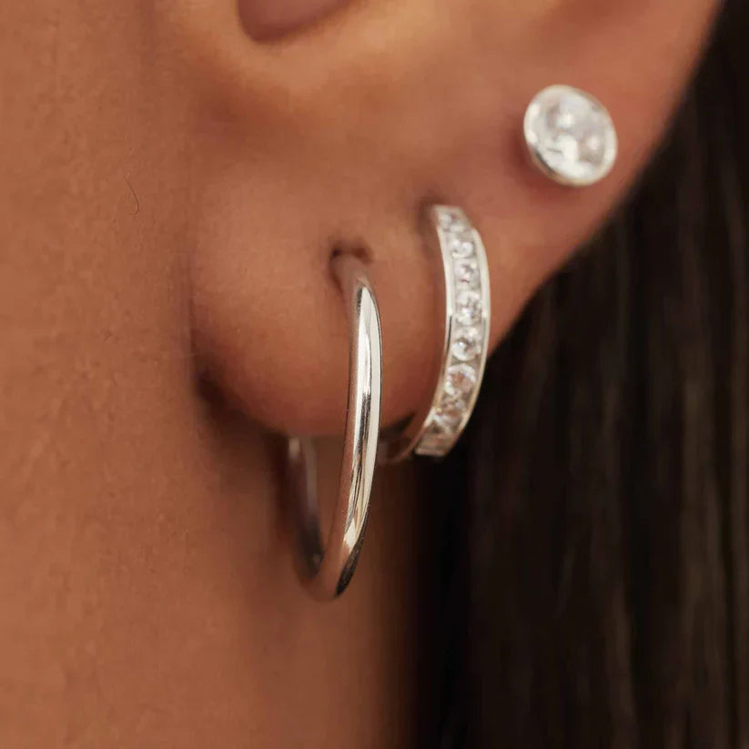 Noémie Sorel White Gold Earrings