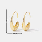 CAMILLE | Dangle Hoop Earrings