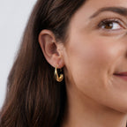 CAMILLE | Dangle Hoop Earrings