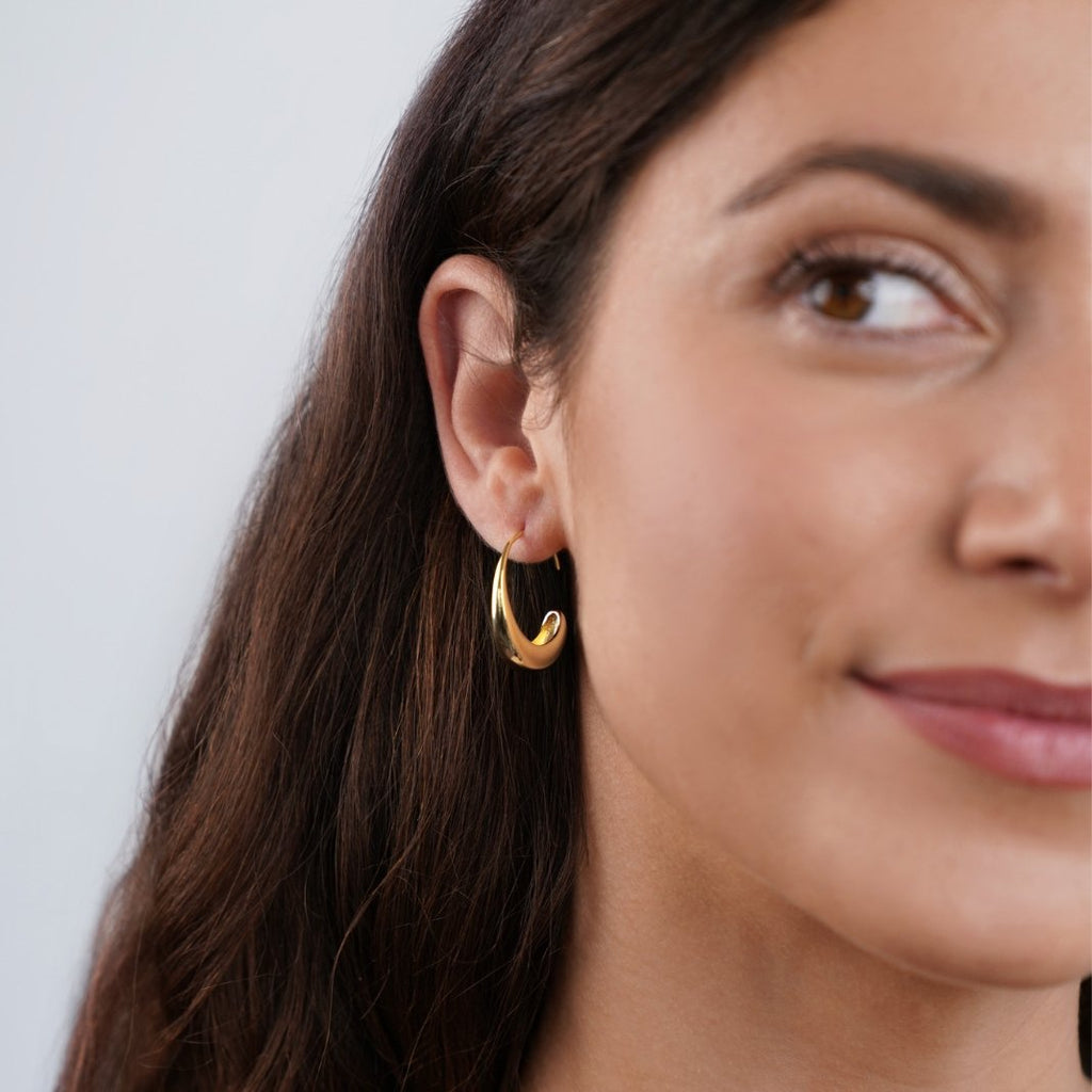 CAMILLE | Dangle Hoop Earrings