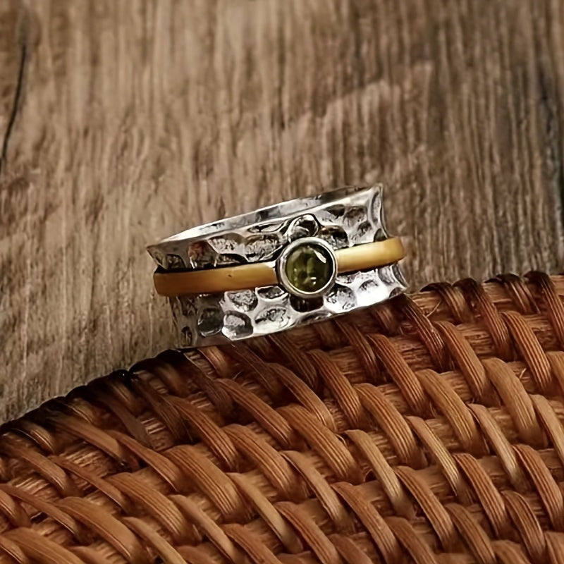 FLORA | ELEGANT GREEN RING