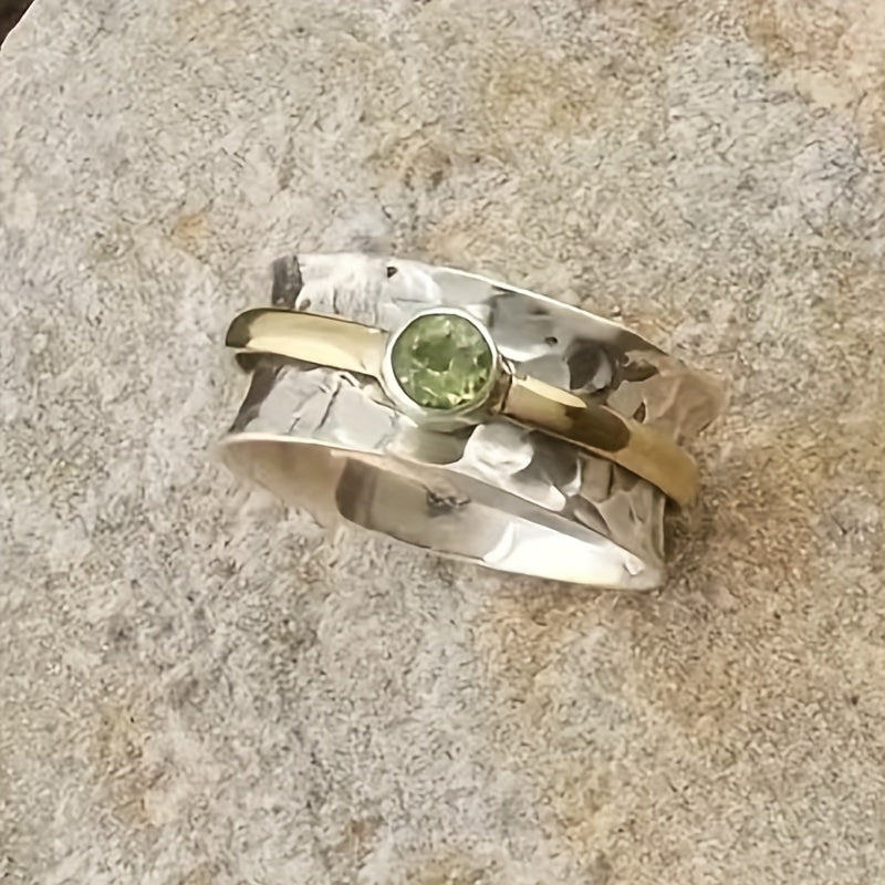 FLORA | ELEGANT GREEN RING