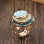 SHANA | Chic Bohemian Triple-Layer Ring