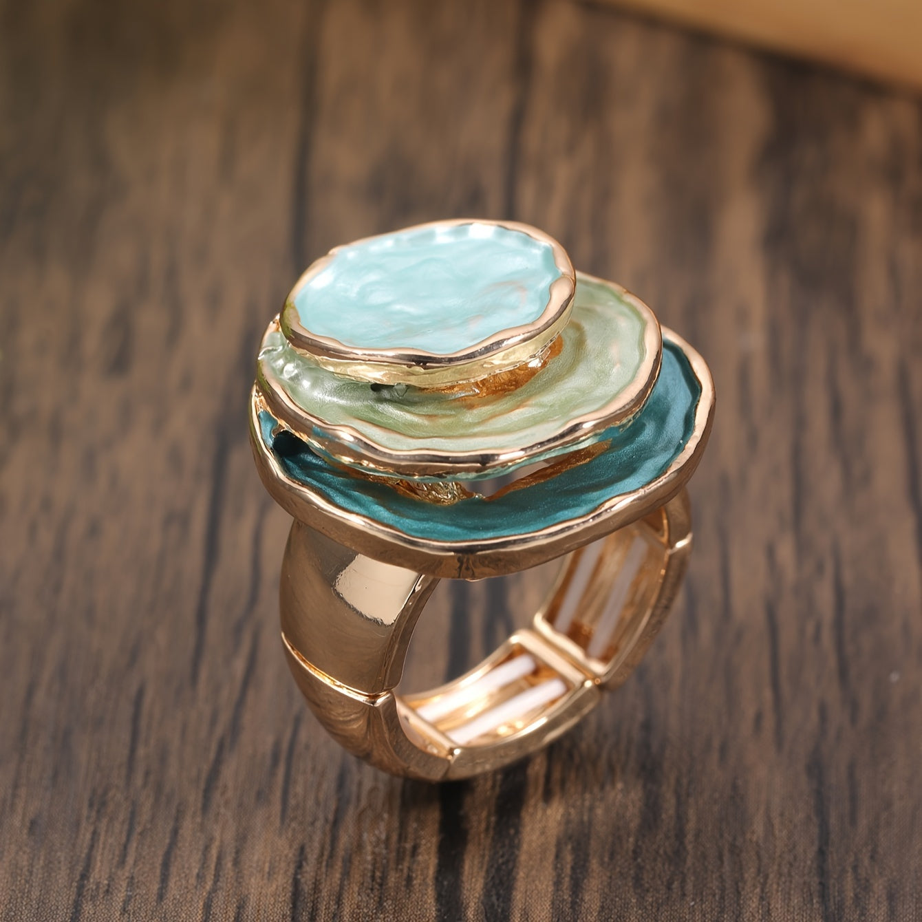 SHANA | Chic Bohemian Triple-Layer Ring