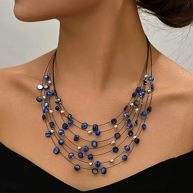 NORHEEN | ELEGANT MULTI-LAYER BOHEMIAN BEADED NECKLACE