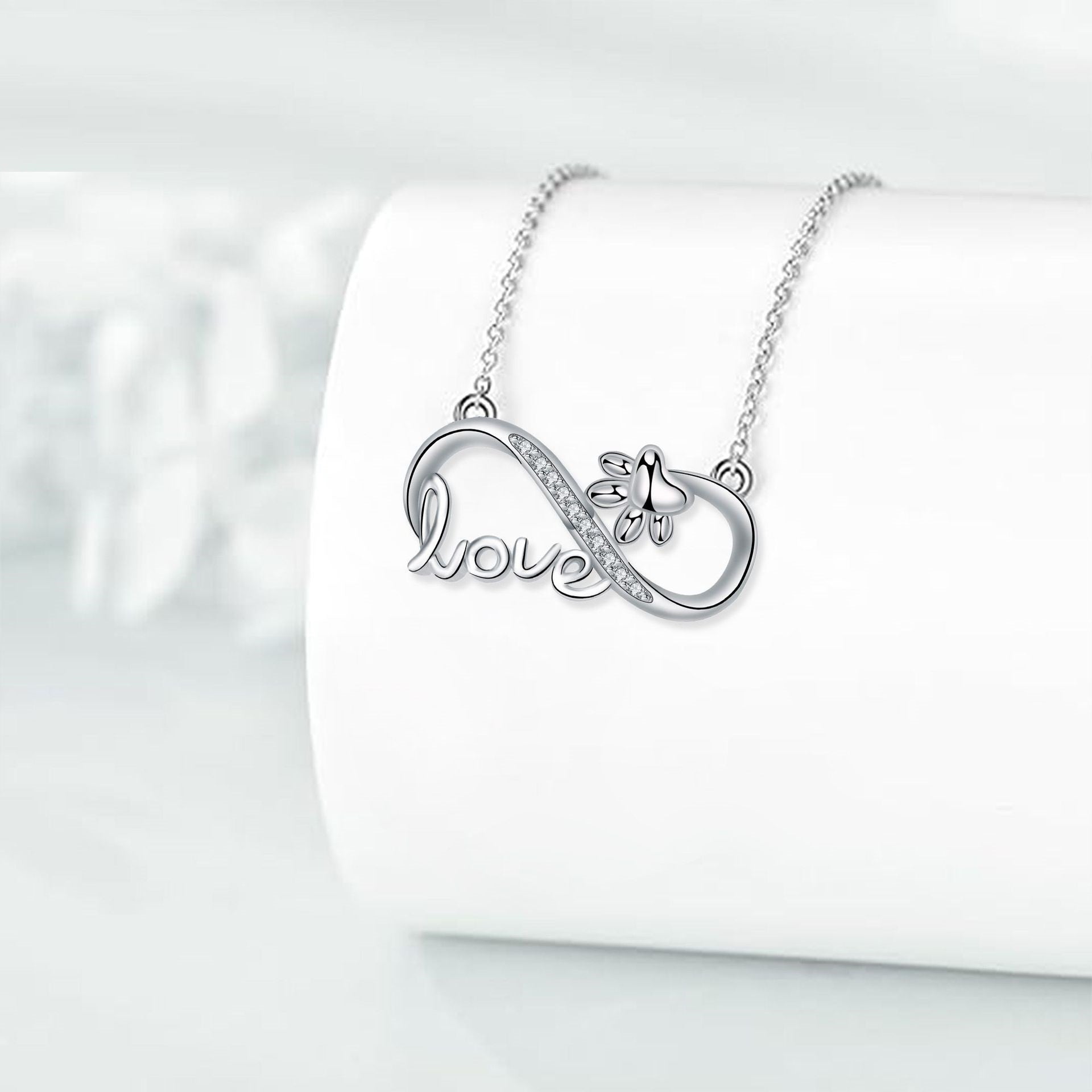 Eternal Bond - Silver Infinity Pendant Necklace