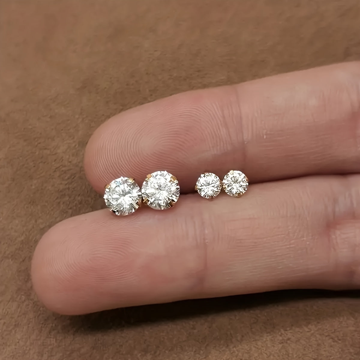 Elegant Earring Trio: 3 Pairs of Stylish Earrings