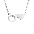 YAHNA | Silver Necklace with Initial Letter
