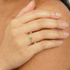 Clover Crystal Lucky Ring