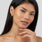 Gold and Crystal Bee Ring