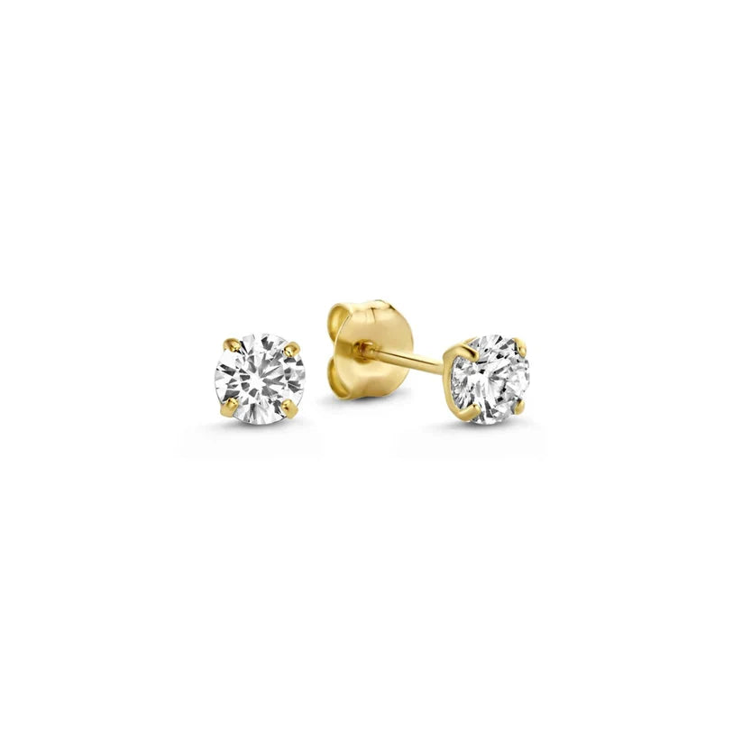 Gold Stone Earrings Set by Dara Brillane