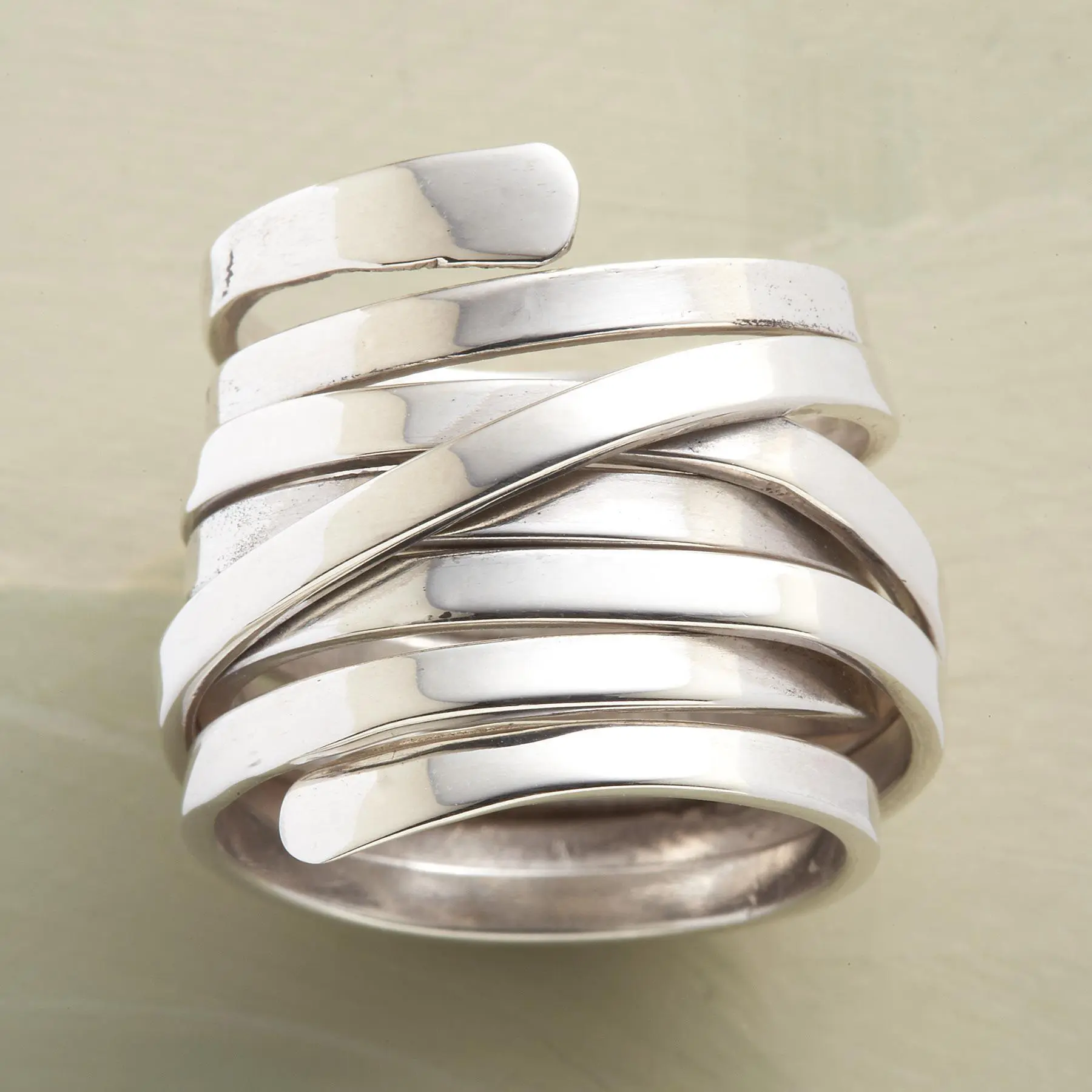 Bliss - Retro Chunky Silver Ring