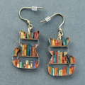 Retro Colorful Cat Earrings