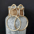 Classic Gold and Silver Hoop Earrings