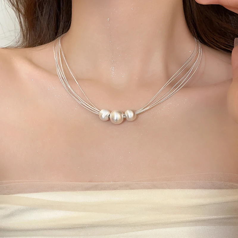 Franka Elegant Gold Pearl Necklace
