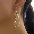 Gold Spiral Earrings by Sunbeam