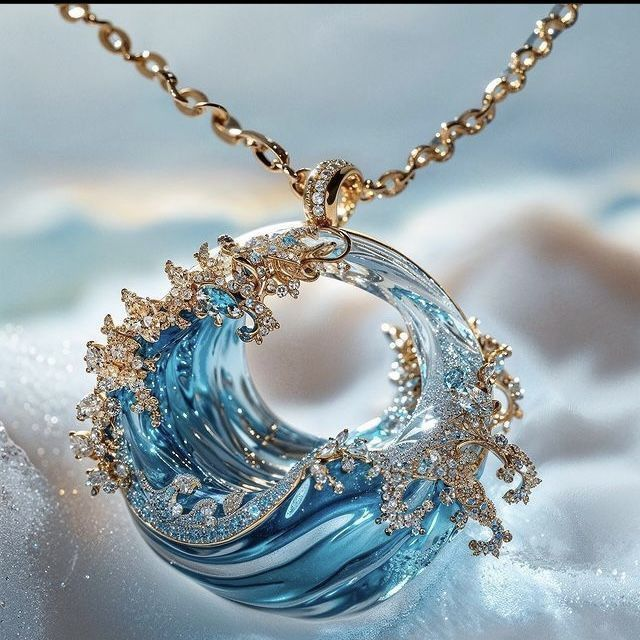 Ocean-Inspired Exotic Necklace