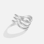 Kiya Gelaagde Sterling Silver Ring