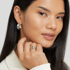 Kiya Gelaagde Sterling Silver Ring