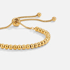 AISHA | ELEGANT GOLD BEADED BRACELET
